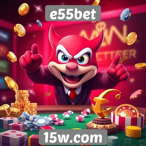 e55bet oferece variedade em jogos online